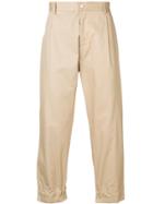 Corelate Striped Patch Trousers - Neutrals