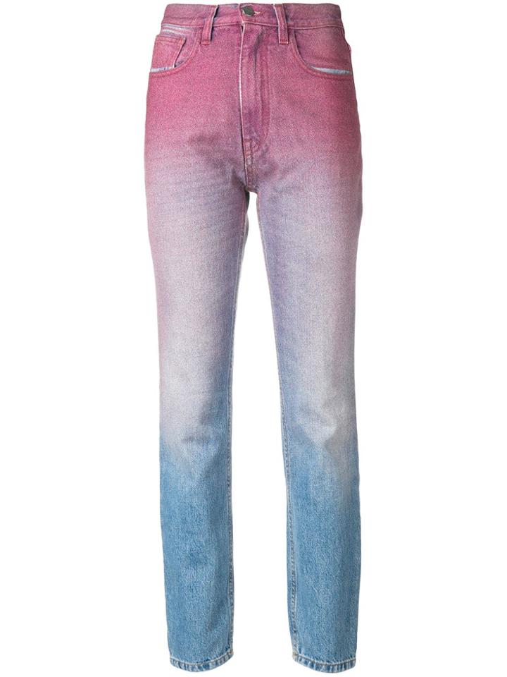 Vivetta Ombré Straight Jeans - Blue