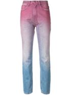 Vivetta Ombré Straight Jeans - Blue