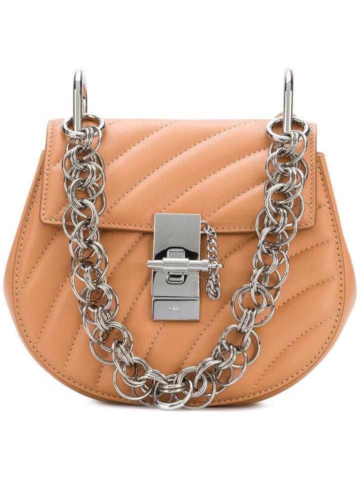 Chloé Drew Quilted Mini Shoulderbag - Neutrals