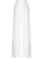 Alice+olivia Flared High-waisted Trousers - White