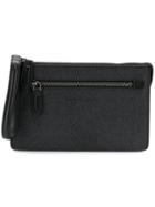 Salvatore Ferragamo Textured Clutch Bag - Grey