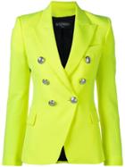 Balmain Double Button Blazer - Yellow & Orange