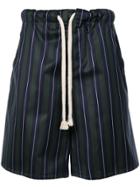 Loewe Striped Drawstring Shorts - Green