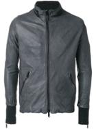 Giorgio Brato Zipped Biker Jacket - Grey