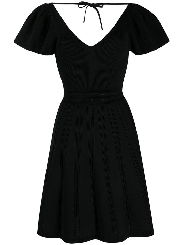 Sandro Paris Knitted Tennis Dress - Black