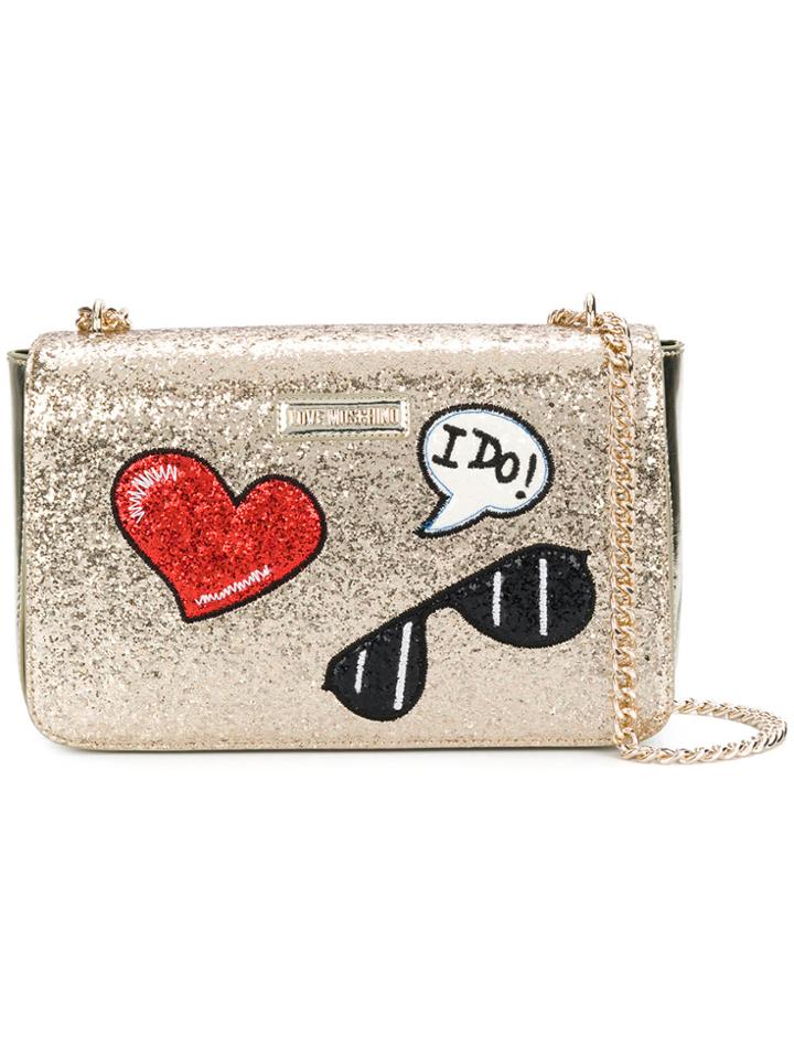 Love Moschino Glitter Shoulder Bag - Metallic