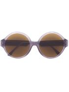 Vera Wang Oversized Round Sunglasses - Grey