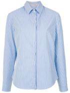 Martha Medeiros Lace Detail Shirt - Azul/branco