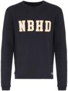 Neighborhood Logo Embroidered Cotton Jumper - Blue