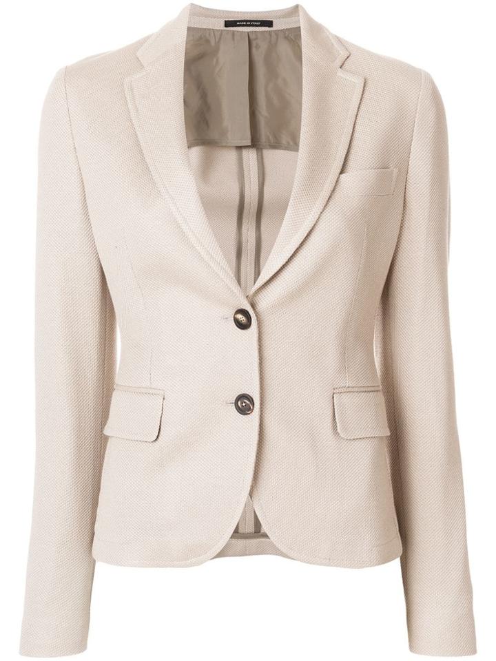 Tagliatore Textured Blazer - Neutrals
