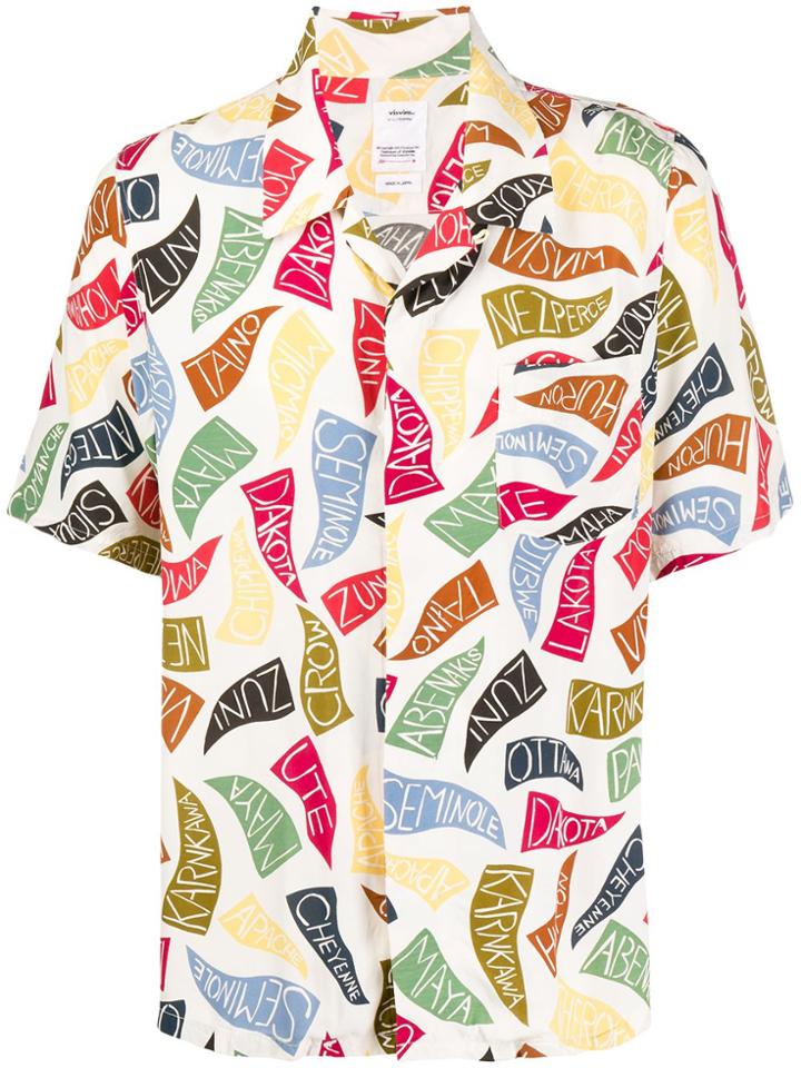 Visvim Pennants Print Shirt - White