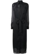 Victoria Victoria Beckham Tie-waist Dress - Black