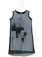 Dkny Kids - Printed Tank Dress - Kids - Cotton/polyester/modal - 10 Yrs, White