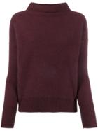 Vince Knitted Cashmere Sweater - Purple