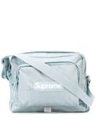 Supreme Logo Print Shoulder Bag - Grey