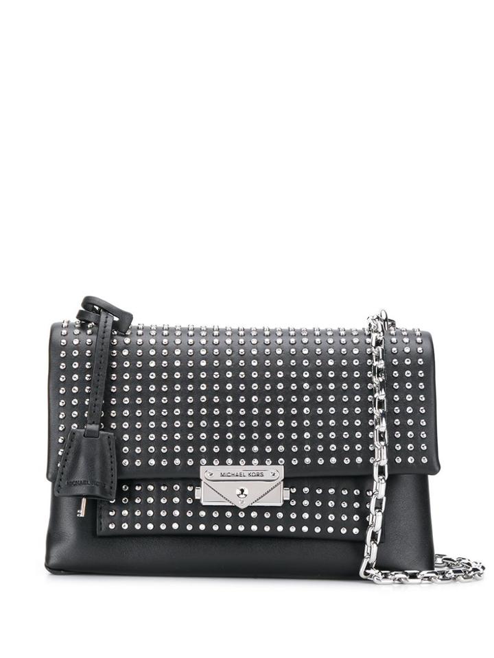 Michael Michael Kors Micro Studded Shoulder Bag - Black