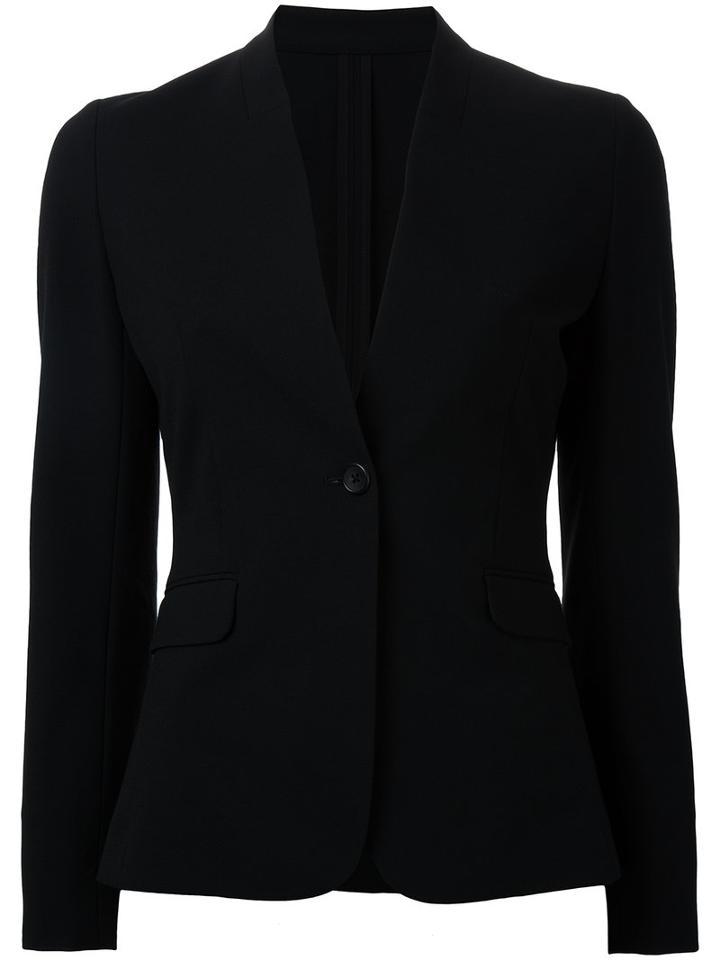 Estnation - Fitted Blazer - Women - Polyester - 36, Black, Polyester