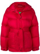 Perfect Moment Oversized Parka Jacket - Red