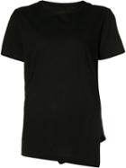 Forme D'expression - Asymmetric T-shirt - Women - Cotton - S, Women's, Black, Cotton