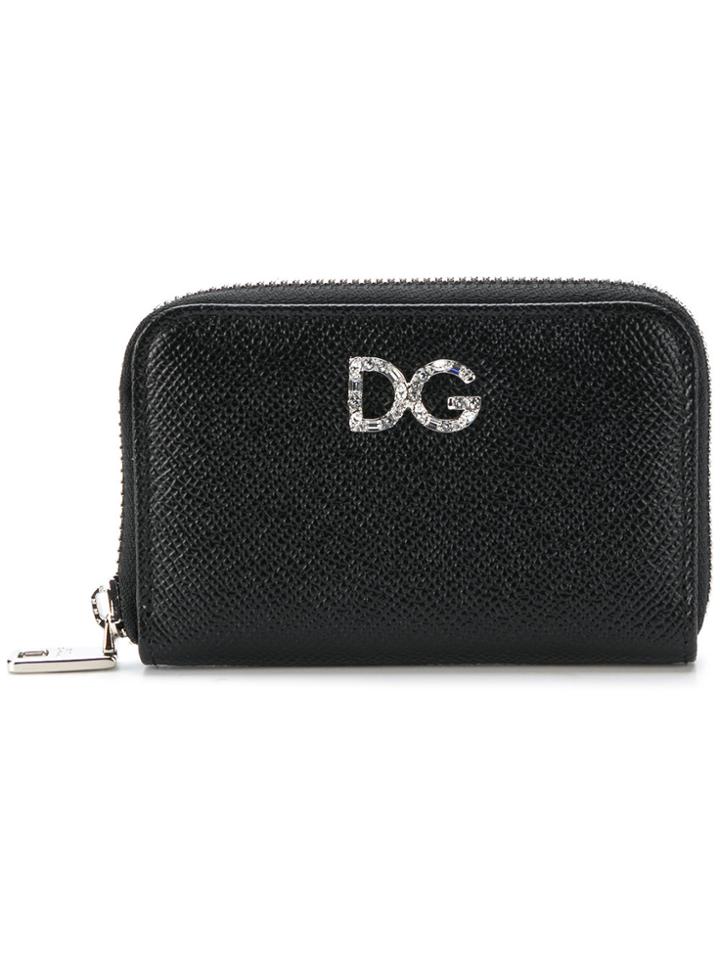 Dolce & Gabbana Small Zip Around Wallet - Black