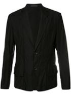 Yohji Yamamoto Slouched Blazer, Men's, Size: 3, Black, Cotton