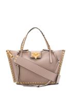 Valentino Valentino Garavani Rockstud Leather Tote - Pink