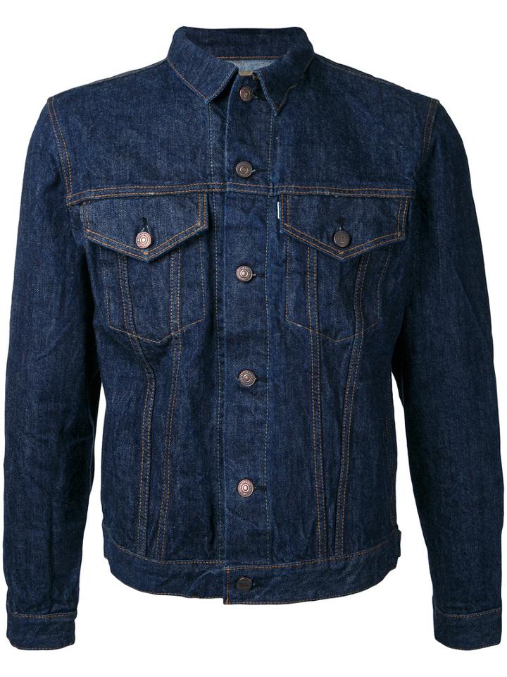 Orslow Classic Denim Jacket, Men's, Size: 2, Blue, Cotton