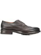 Santoni Chunky Sole Brogues - Brown