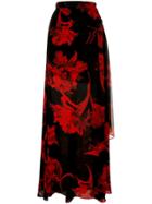 Roberto Cavalli Full Pleated Skirt - Black