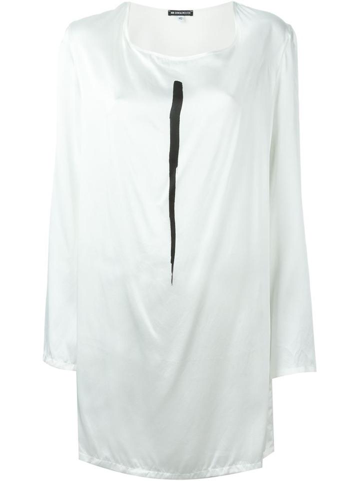 Ann Demeulemeester Brush Print Blouse