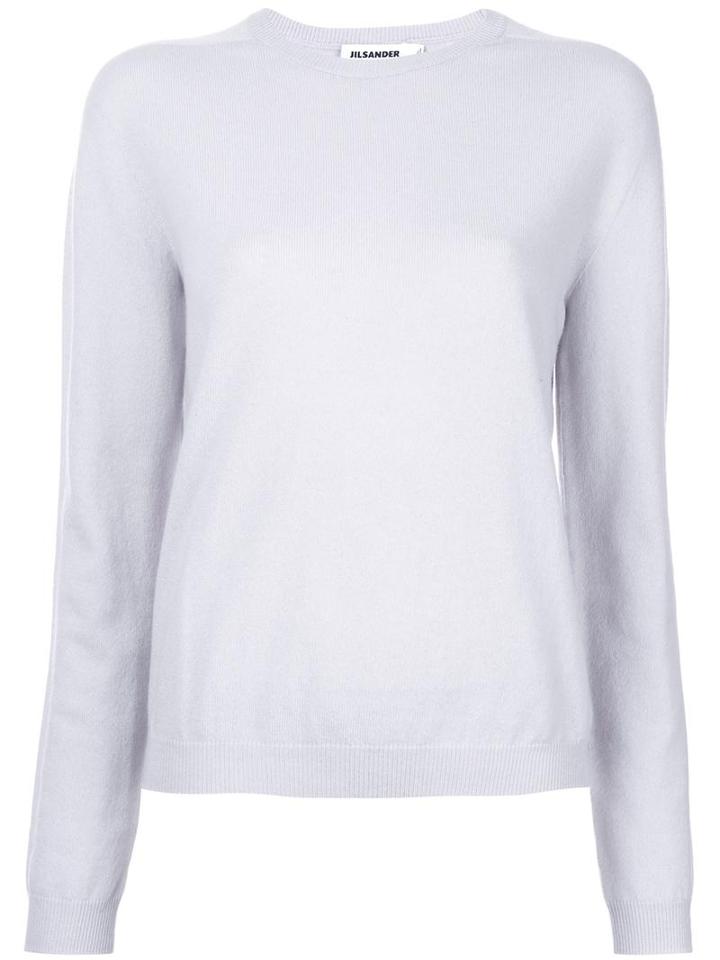 Jil Sander Crew Neck Jumper, Women's, Size: 38, Grey, Cashmere