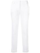 P.a.r.o.s.h. Tailored Fit Trousers - White