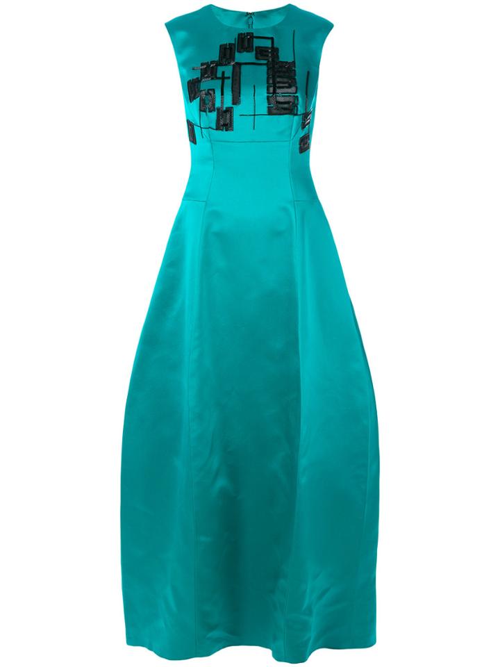 Talbot Runhof Nobility Dress - Green