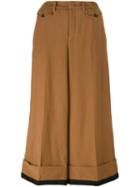 No21 'embellished Wide Leg Cropped' Trousers