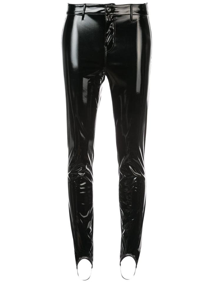 Rta Glossy Skinny Trousers - Black