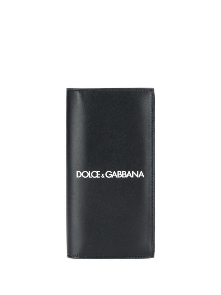 Dolce & Gabbana Logo Billfold Wallet - Black