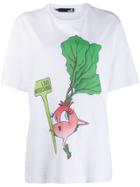 Love Moschino Turnip Print T-shirt - White