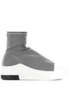 Cinzia Araia Flatform Sock Sneakers - Grey