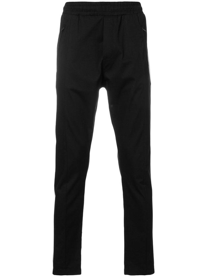 Low Brand Side Stripe Track Pants - Blue