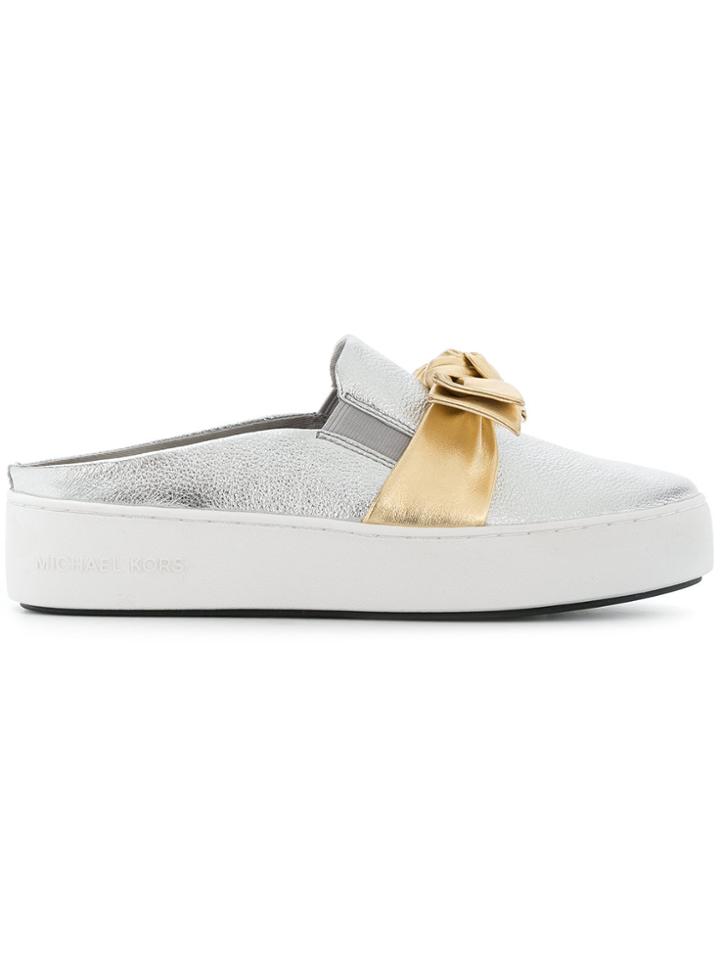 Michael Michael Kors Val Mules - Metallic