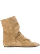 Isabel Marant Suede Ankle Boots - Green