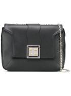 Manurina Square Detail Shoulder Bag, Women's, Black