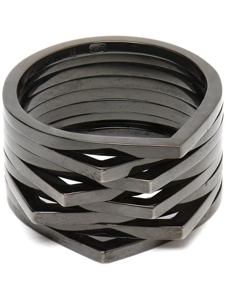 Repossi 'antifer' Cataphoresis Ring - Black