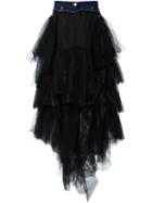 Natasha Zinko Asymmetric Tulle Skirt