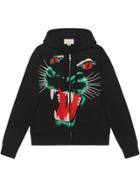 Gucci Panther Face Hoodie - Black