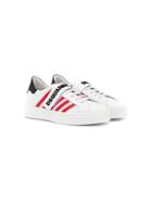 Dsquared2 Kids Low Top Logo Sneakers - White