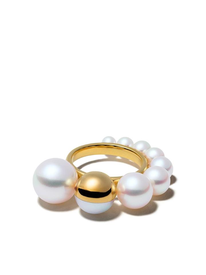 Tasaki 18kt Yellow Gold Shell Ring