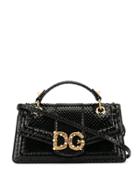 Dolce & Gabbana Scale Texture Dg 2way Bag - Black