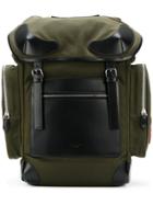 Givenchy Leather Trimmed Rider Backpack - Green